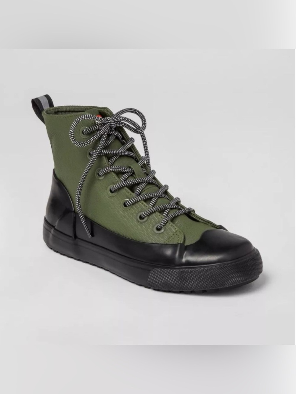 Hunter for Target Canvas High-Top Rain Boots -Olive Green- Size 7
